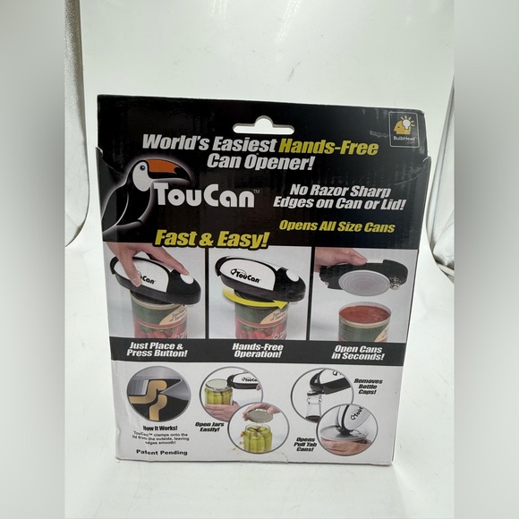 TouCan Hands-Free Can Opener – World’s Easiest Can Opener - Picture 3 of 4